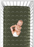 Sweet Jojo Designs Dark Green Boho Arrow Boy Girl Baby Fitted Crib Sheet Infant Newborn Nursery Toddler Bed Room