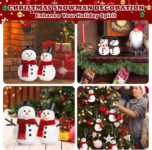 300 30 180 30 60 Outivity Pcs Snowman Crafts DIY Kits for Winter Kids, Classroom & Group Craft Supplies, Includes Mini