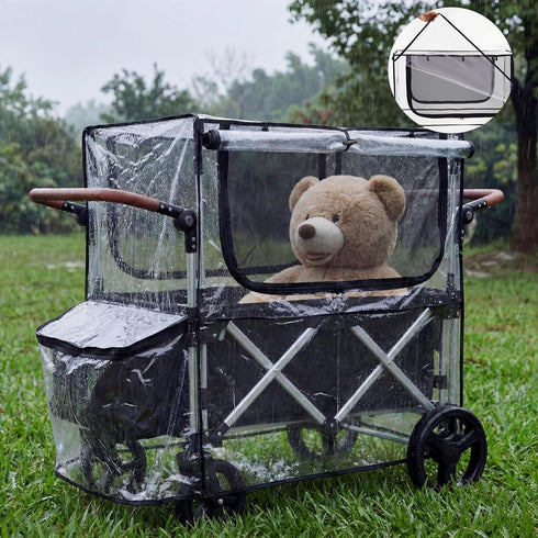 Fiwochic Mosquito Net for Wagon Stroller and Trolley Cart, Bug Net Cover, Stroller Wagon Accessories Attachment