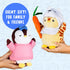 Plush Buddies - Adopt Your Forever Friend with 4 Different Penguin Plushie Designs, 7.8 Inch, Digital Experience Code