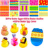 Holydeck 20 Pcs Prefilled Easter Eggs with Rubber Ducks Bright Colorful Easter Eggs Prefilled with Variety Bunny