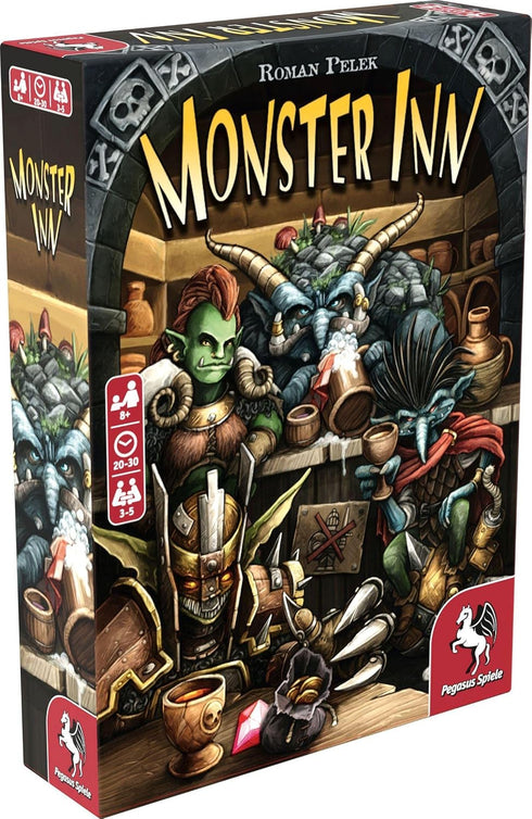 Monster Inn – Board Game by Pegasus Spiele for 3-5 Players – 20-30 Minutes of Gameplay for Teens and Adults