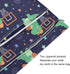 Burbuja 2 Pack, 2 Dinosaur Wet Dry Bags for Baby Cloth Diaper Waterproof Reusable Wet Bag with Zippered Pockets