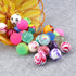 Pllieay 24 Pieces Bouncy Balls for Kids, 25mm Rubber Balls Mixed Color Party Bag Filler for Prizes and Stocking Stuffers