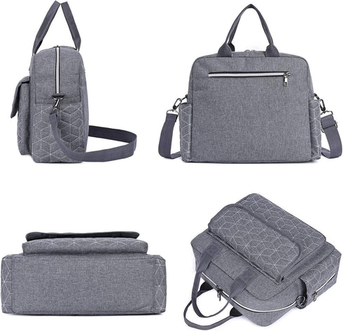 Diaper Bag Tote, Multifunction Travel Baby Changing Bag for Mom