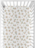 Sweet Jojo Designs Fitted Baby Crib Sheets (Vintage Daisy Floral) for Girls,