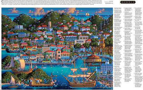 1000 26.75 19.75 Buffalo Games - Eric Dowdle - St. Thomas - Piece Jigsaw Puzzle for Adults -Challenging Puzzle Perfect