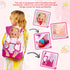 Set, 36PCS Playset, 14'' Backpack, 3 4 5 6+ PROOU Baby Care Doll Toys Dolls Hair Salon Pretend Play Toddler Doll Toys