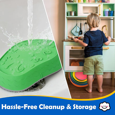 voopark 5 Pack 3-6, Stepping Stones for Kids - Non-Slip Balance Stepping Stones, Sensory Outdoor Toys for Toddlers Age