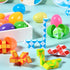 12 JOYIN Pcs Prefilled Easter Eggs with Mini Snake Cubes Twist Puzzle Toys Snake Speed Cube Fidget for Kids Easter