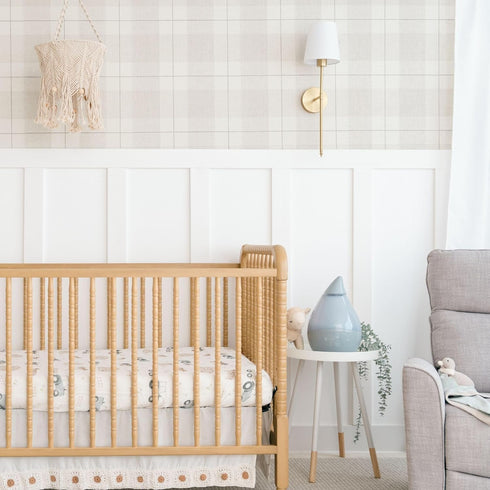 Crane Baby Macrame Ceiling Hanging, Charlie Farmhouse Nursery Mobile, Boho Baby Mobile for Crib, Baby Room Decor