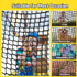 9.9FT 6.6FT Climbing Net for Kids - x Double Layers Heavy Duty Playground Safety Net, Climbing Cargo Net for Tree House