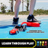 Stomp Racers Air Powered Race Cars, 4 Car Mega Pack for Backyard Outdoor Multi-Player Kids Toys Gifts
