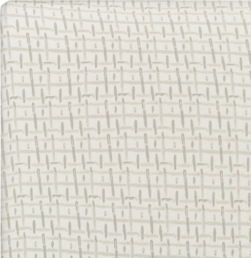 100% Mattress(28"x 52"), Crane Baby Crib Sheet, Neutral Hashtag Crib Sheets & Toddler Sheets, Cotton Crib Sheets
