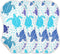 YYZZH Sea Turtle Ocean Bubble Marine Turtles Muslin Burp Cloths for Baby 4
