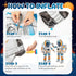 2 53 Inch 4d Jenaai Pcs Standing Inflatable Spaceman Astronaut Balloons, Large Inflatable Astronaut Toys Outer Space