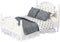 Mini Bed Set Dollhouse Furniture, 1/12 Scale Realistic Bedroom Accessories for 6 Inch Dolls