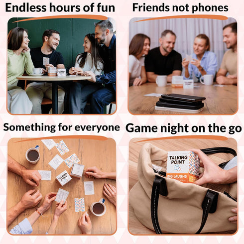 200 Fun Conversation Card Game for Adults and Families - Hilarious Questions to Answer Together - Funny Group Game
