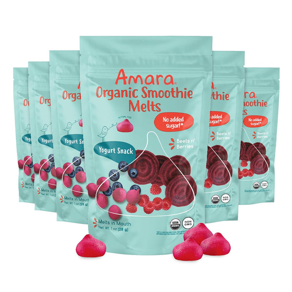 Amara Smoothie Melts - Beets n' Berries - Baby Snacks Made With
