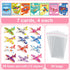 28 Pcs Valentine's Day Gift Card with Foam Airplanes Toys for Kids Boys Girls Valentines Party Favor Classroom Exchange