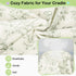 2 Pack FIOBEE Baby Bassinet Sheets for Girls Boys Waterproof Bassinet Mattress Elastic Fitted Crib Sheets Universal Fit