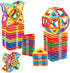 Magnetic Tiles for 3-8+ Year Old Boys Girls, Upgrade Magnetic Building Blocks Set Educational STEM Toys (40PCS)