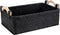 Small Gray Storage Baskets – Fabric Storage Bins for Living Room, Kitchen, Playroom, and Bathroom