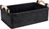 Small Gray Storage Baskets – Fabric Storage Bins for Living Room, Kitchen, Playroom, and Bathroom