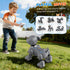 Programmable PRANITE Robot Dog, Remote Control Dog Toy for Kids with One-Key Following, Voice Control, Touch, Dance
