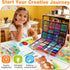 158 4-8, 6-8, Set 3 4 5 6 7 8 Toidgy Pcs Art Supplies for Kids Ages Deluxe Art Kit Crafts Drawing Painting with Colored