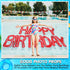 20'' Summer Shappy Happy Birthday Pool Large Floating Letter Balloons with Adhesive Dots Inflatable Pool Decorations