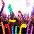 Glow Sticks Party Favors, 8 PCS LED Pop Tubes, Glow Necklaces, Bracelets, Light up Camping Toys for Kids, Fun Supplies
