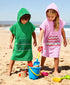 7-10 MissShorthair Towel Poncho for Kids, Hooded Beach Towel for Girl&Boy, Surf Poncho Swim Changing Robe Microfiber