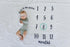Kate & Milo Baby Monthly Milestone Blanket, Infant Milestone Markers, Newborn Photoshoot Props, Large Blanket