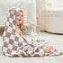 55 28 Inches, Ultra-Soft Muslin Toddler Hooded Towel - x Ideal for Bath & Beach, Suitable for Both Boys & Girls from