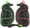 12-inch 3D Printed Dragon Eggs, Glow in The Dark Fidget Toys for