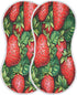 YETTASBIN Strawberry Muslin Baby Burp Cloth, Super Soft Absorbent Cotton Burp Rag Baby Bibs Feeding Cloth for Newborn