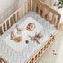 Ginwrek 3Pcs 27x14'' Changing Mat Diaper Changing Pad Waterproof Mat Washable Reusable Cotton Travel Pad for Baby