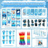 Set Frozen (12Set BenLouis Winter Party Favors Holiday Themed Coloring Book Classroom Gift Prizes Bulk for Students