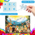Jeacirio 5-8 100 4-6 4-Pack Kids Puzzles Ages - Wild Animals Puzzles Piece Jigsaw Puzzles for Kids Ages Toddler Puzzle