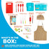 Playset, Set Toolbox NutriChef Kids Kitchen Complete Kitchen for Kids with Apron, Utensils, Recipe Cards, Toddler
