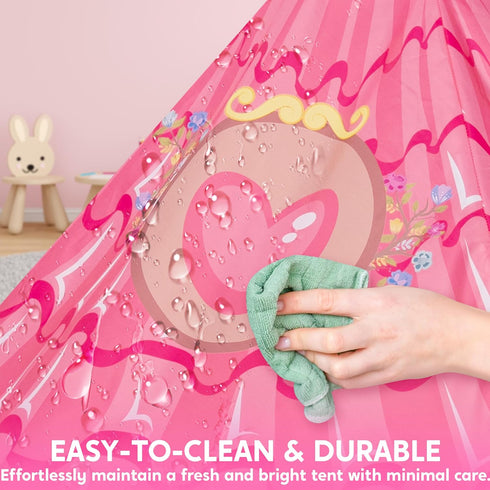 JOYIN Princess Tent - Large Playhouse Kids Castle Play Tent for Children, Pop Up Indoor and Outdoor Games