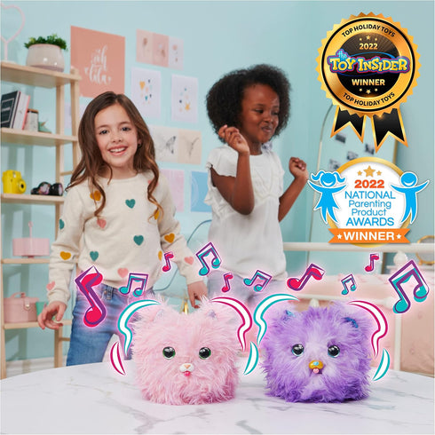 What the Fluff, Pupper-Fluff Interactive Toy Pet with Over 100 Sounds and Reactions, Kids Toys for Ages 5+