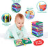 Baby Bath Books Pack of 8, Nontoxic Fabric Soft Cloth Books, Waterproof Early Education Toys for Toddlers