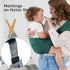 6-48 (16-44 lbs) AUYEAZGO Toddler Carrier - Premium Cotton, Large Seat & Back Support, with Large Pocket, One Size Fits