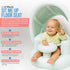 3-36 Summer Inflatable Baby Seat for Months w/Built-in Pump & Detachable Canopy, Sit Me Up Floor Seat for Baby w/Safety
