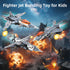 5 1 Set 2.4GHz 6 7 8 9 10 11 12+, in STEM RC Robot Building Kit, Fighter Jet Airplane Building with APP & Remote