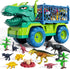 TEMI Dinosaur Truck Toys for Kids 3-5 Years, Tyrannosaurus Transport Car Carrier