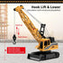 Boys,11-Channel 2.4GHz 3 4-7 8 9 10 Dwi Dowellin Remote Control Crawler Crane for RC Construction Crane Toy for Kids
