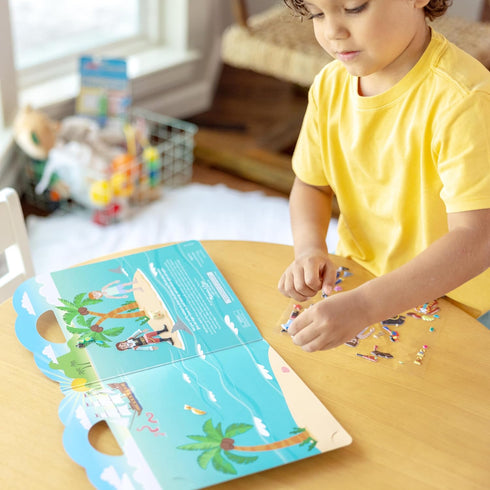 Set Melissa & Doug Adventure Puffy Sticker - Pirates, Vehicles & Safari Themes